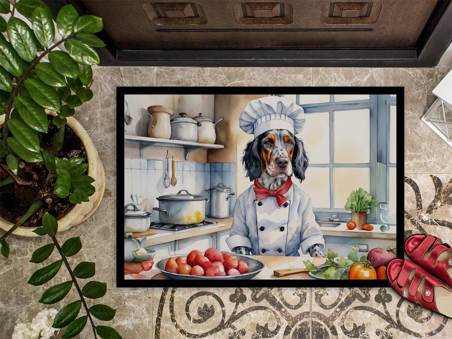 English Setter The Chef Doormat