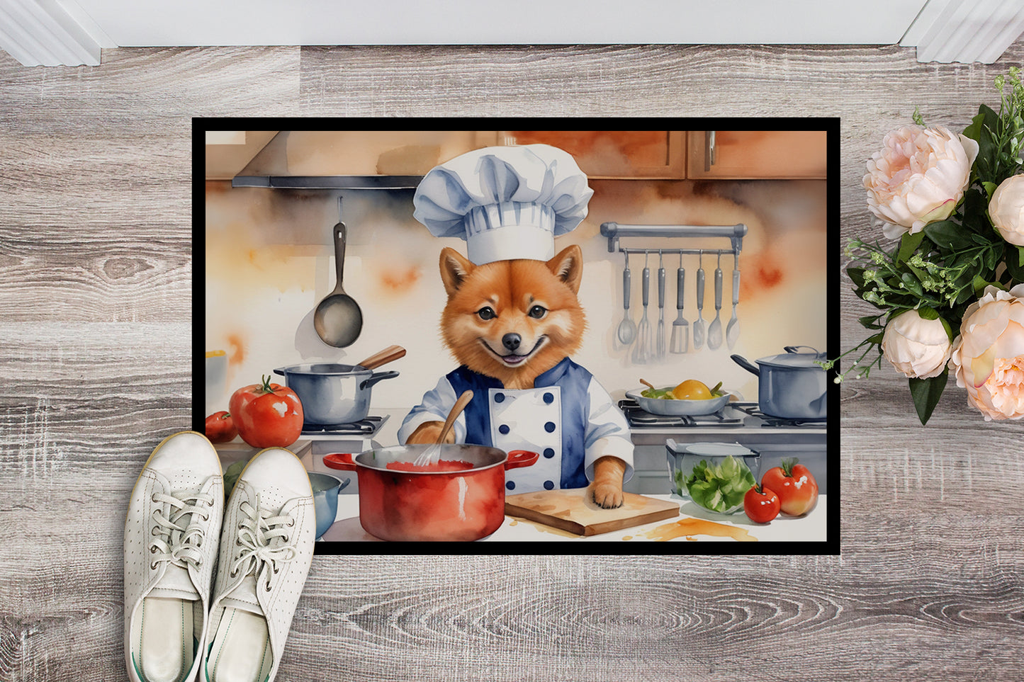 Finnish Spitz The Chef Doormat