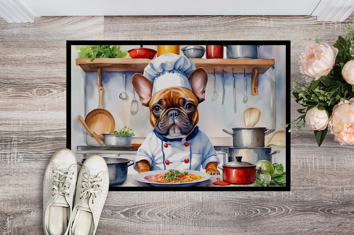 French Bulldog The Chef Doormat