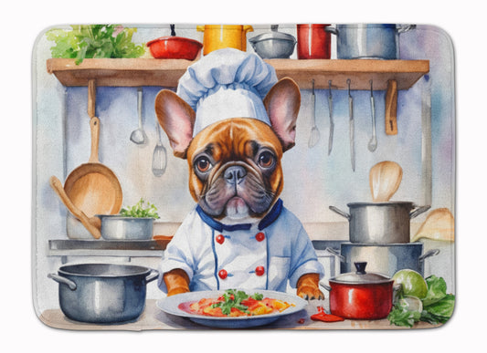 Buy this French Bulldog The Chef Memory Foam Kitchen Mat