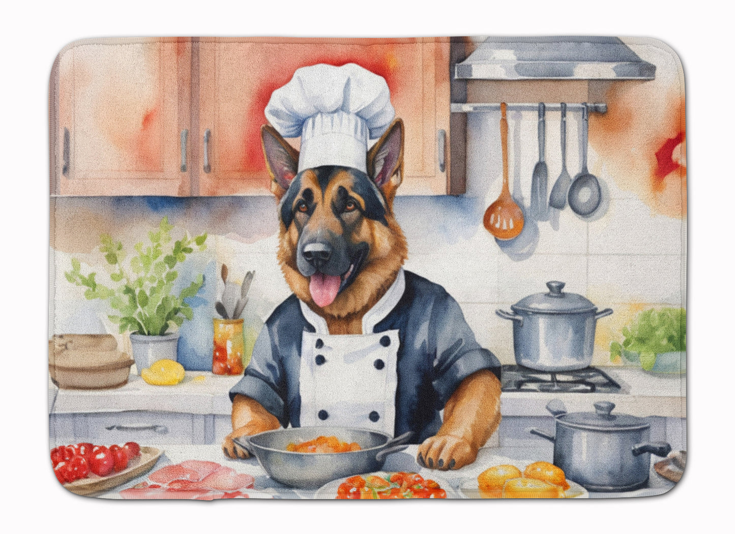 Buy this German Shepherd The Chef Memory Foam Kitchen Mat