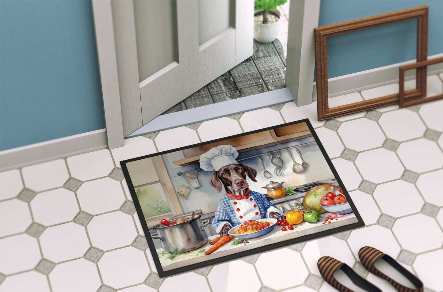 German Shorthaired Pointer The Chef Doormat