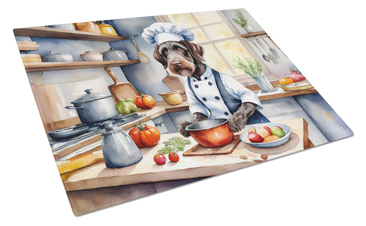 Buy this German Wirehaired Pointer The Chef Glass Cutting Board