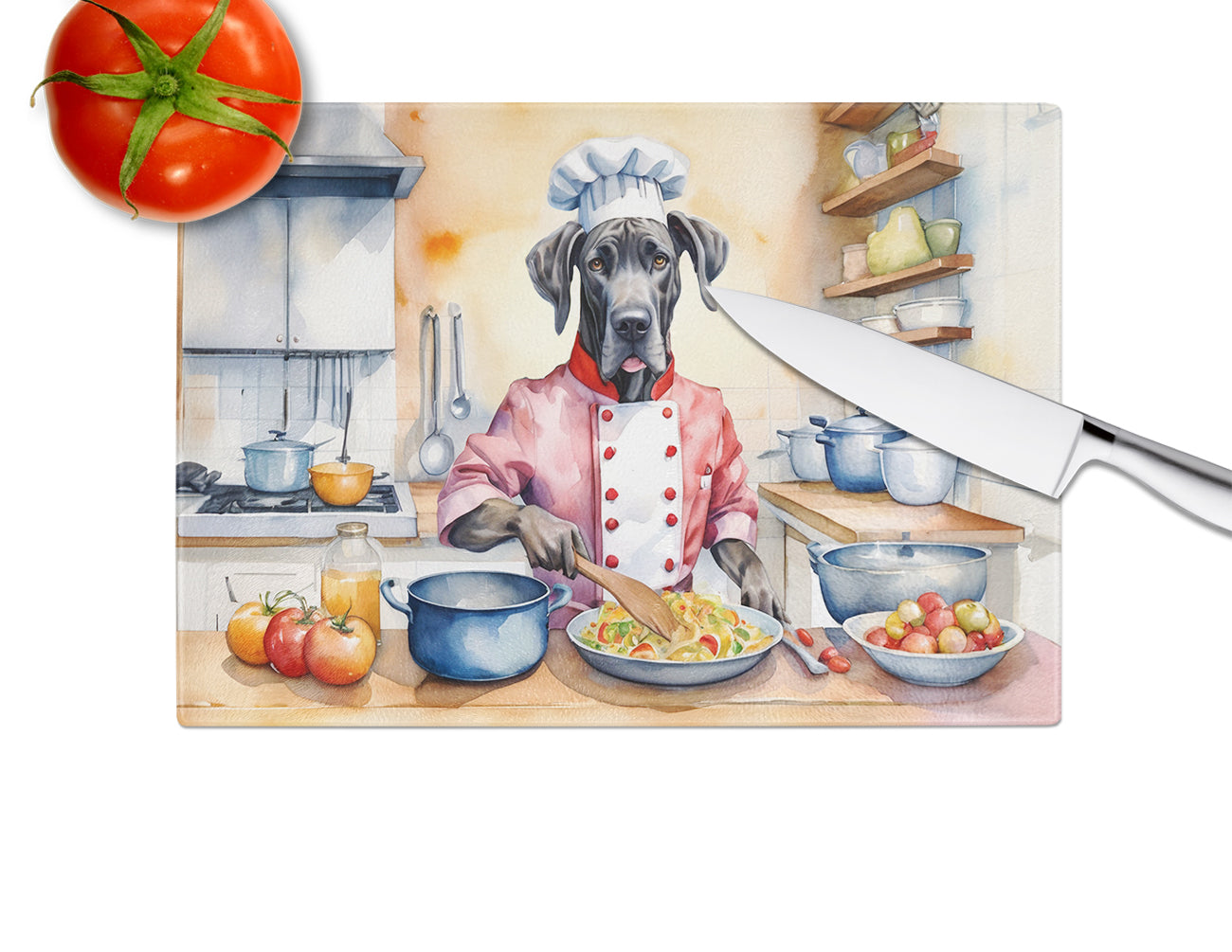 Great Dane The Chef Glass Cutting Board