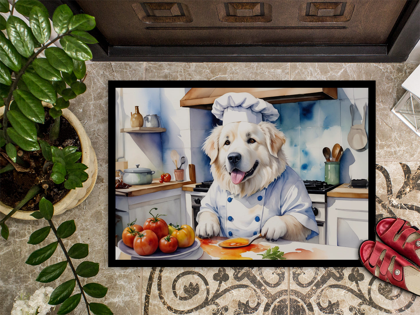 Great Pyrenees The Chef Doormat