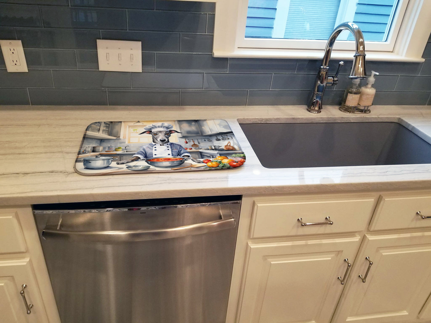 Greyhound The Chef Dish Drying Mat