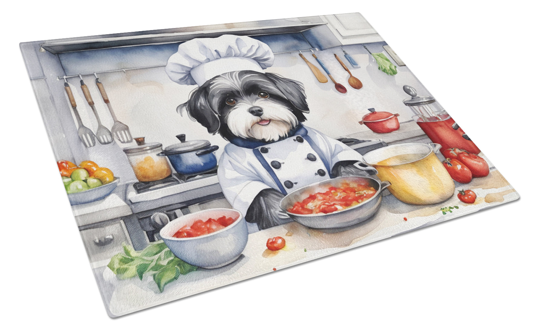 Buy this Havanese The Chef Glass Cutting Board