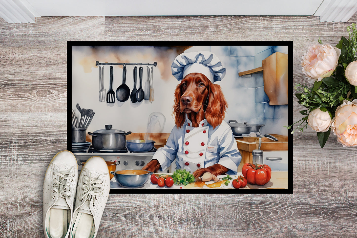 Irish Setter The Chef Doormat