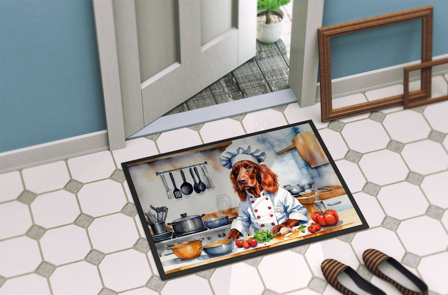 Irish Setter The Chef Doormat