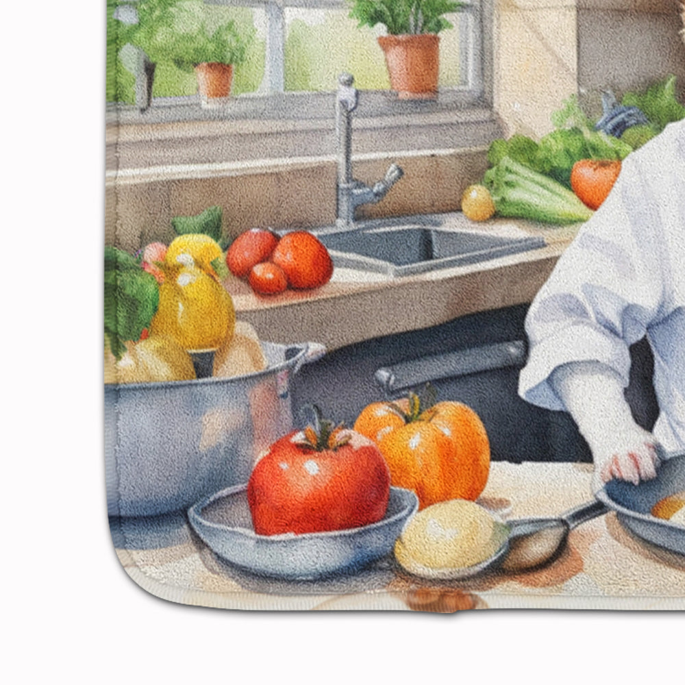 Jack Russell Terrier The Chef Memory Foam Kitchen Mat