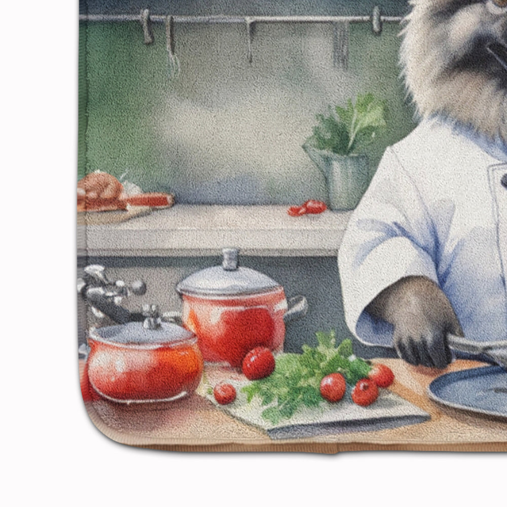 Keeshond The Chef Memory Foam Kitchen Mat