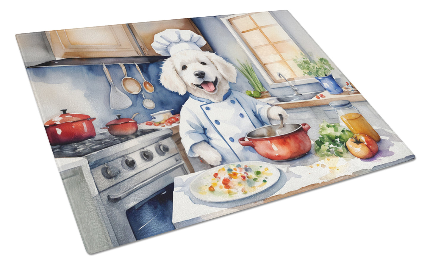 Buy this Kuvasz The Chef Glass Cutting Board