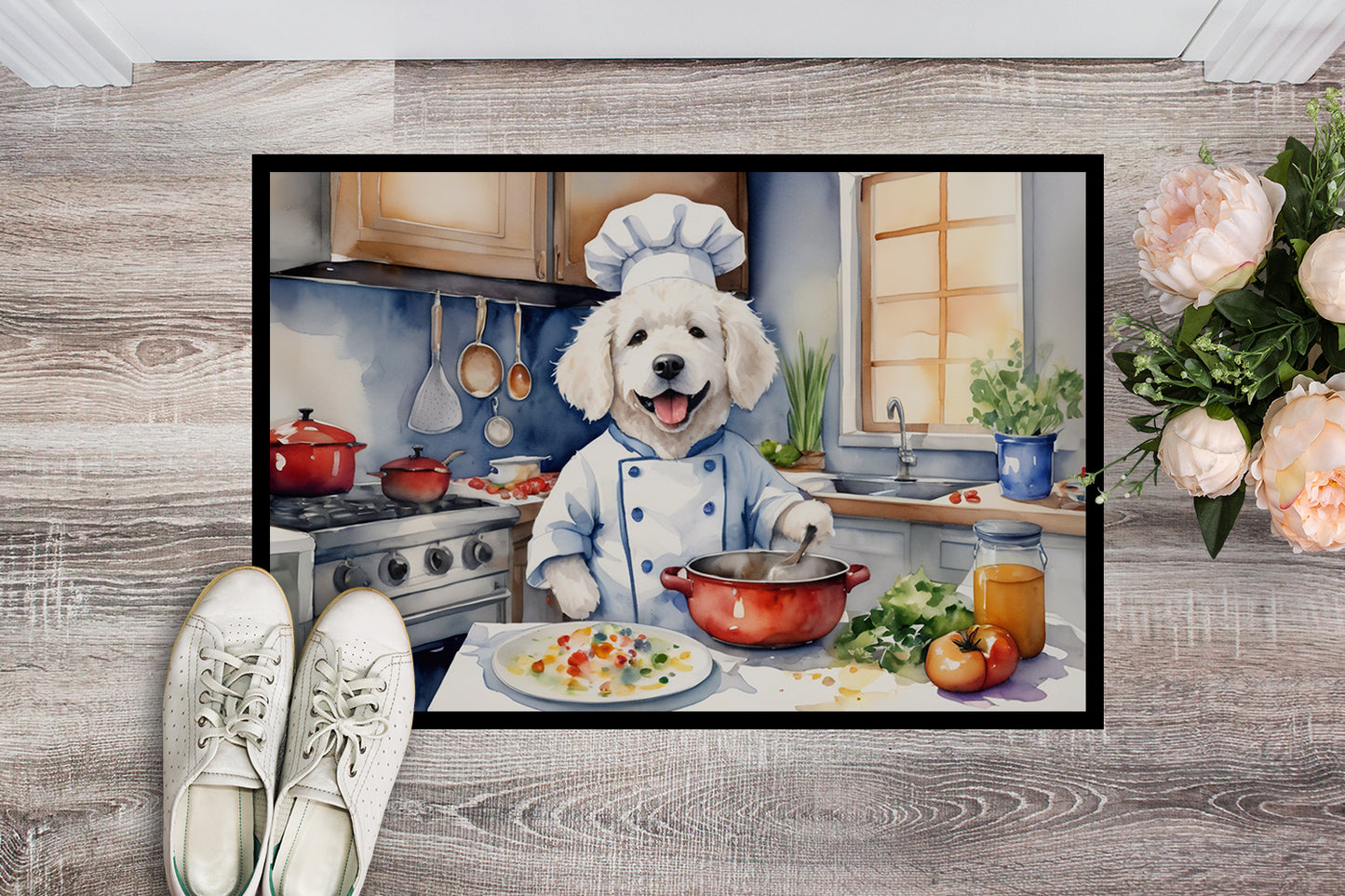 Kuvasz The Chef Doormat