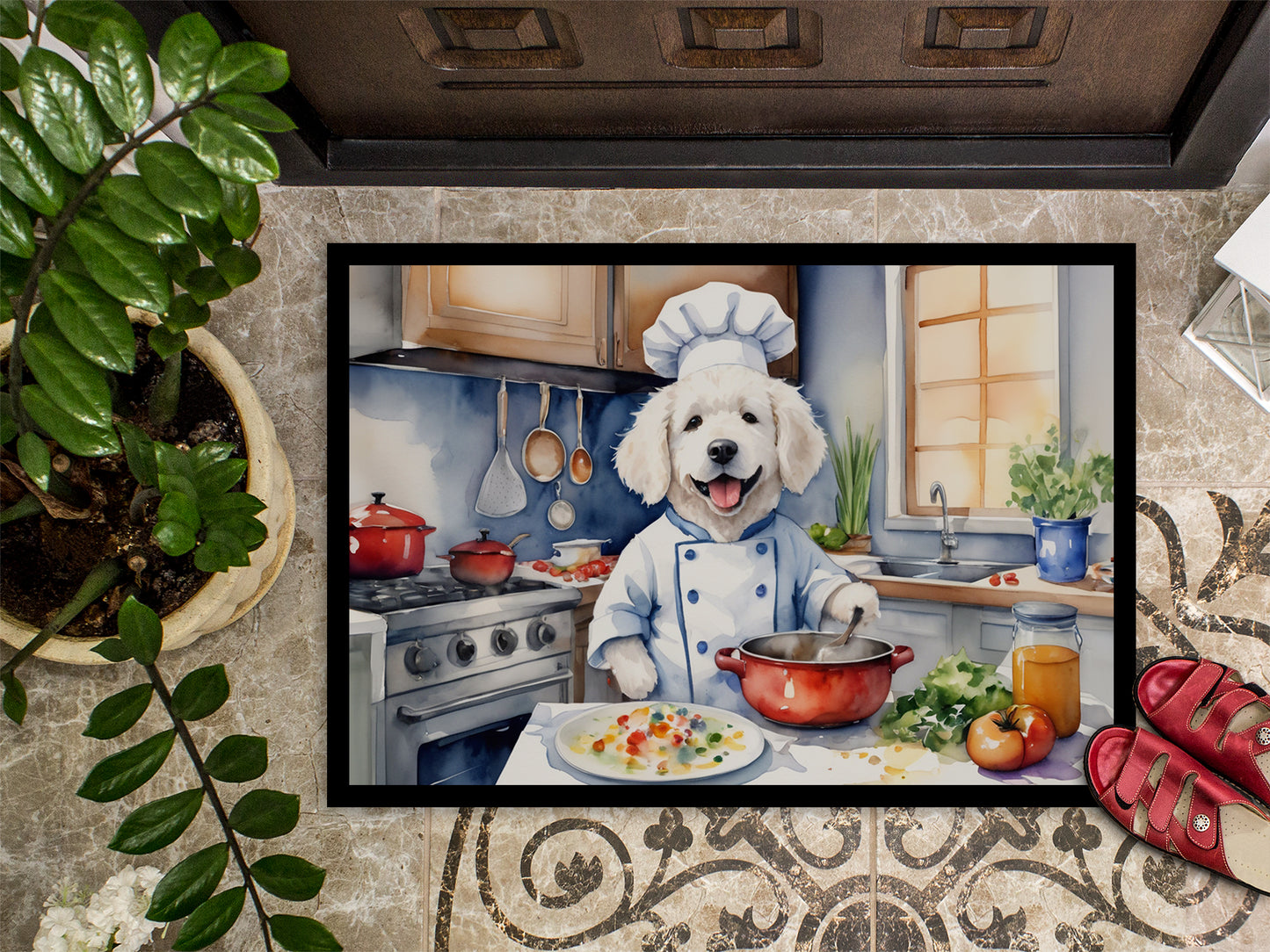 Kuvasz The Chef Doormat