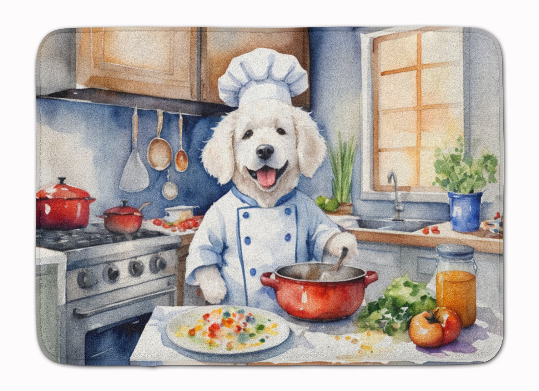 Buy this Kuvasz The Chef Memory Foam Kitchen Mat