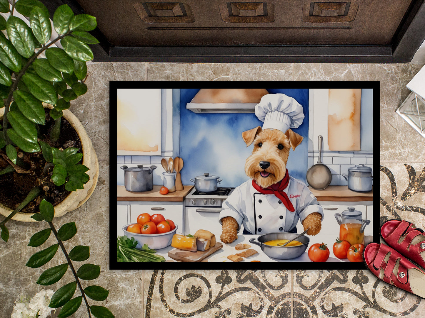 Lakeland Terrier The Chef Doormat