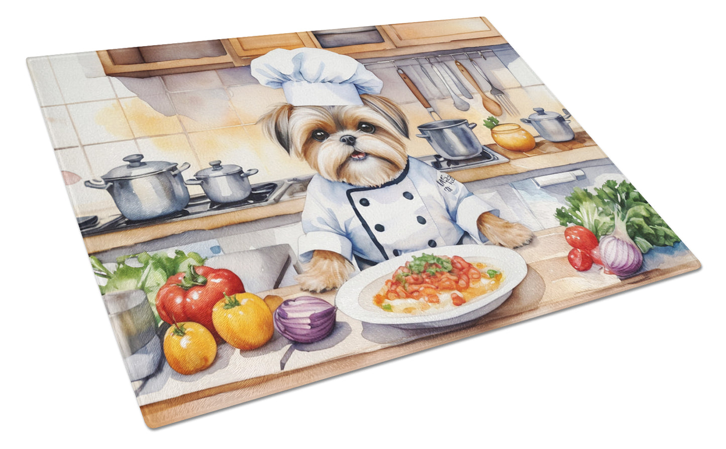 Buy this Lhasa Apso The Chef Glass Cutting Board