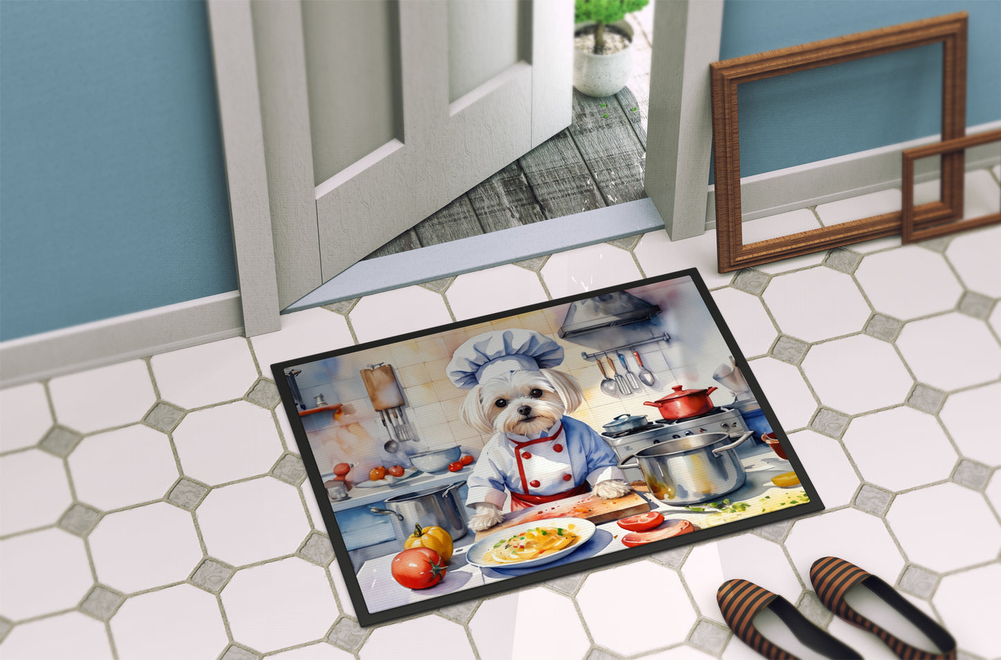 Maltese The Chef Doormat