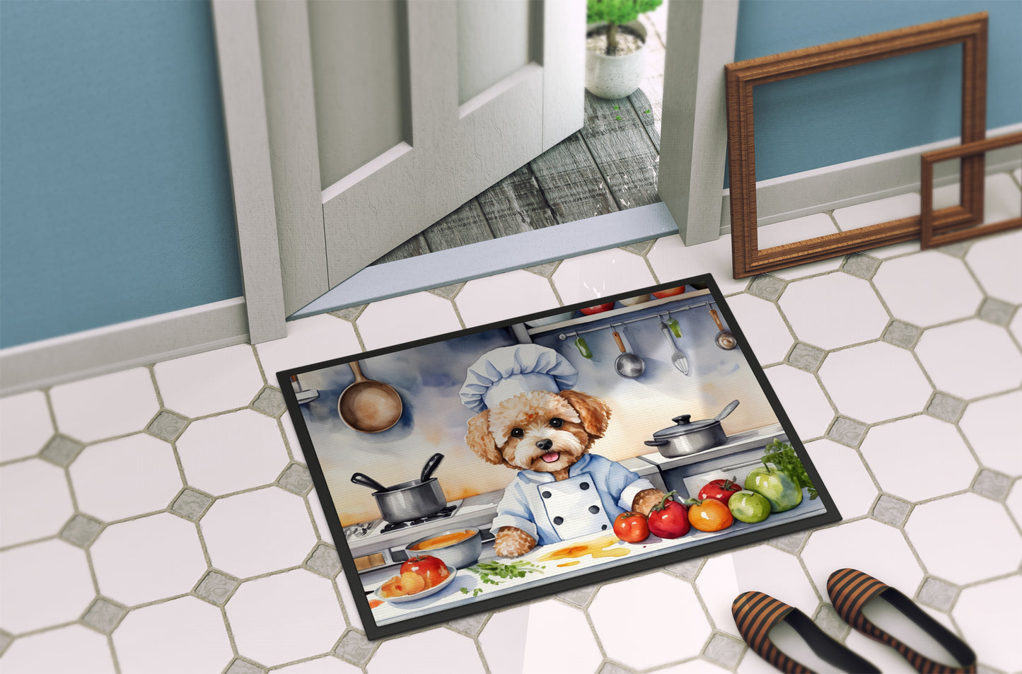 Maltipoo The Chef Doormat