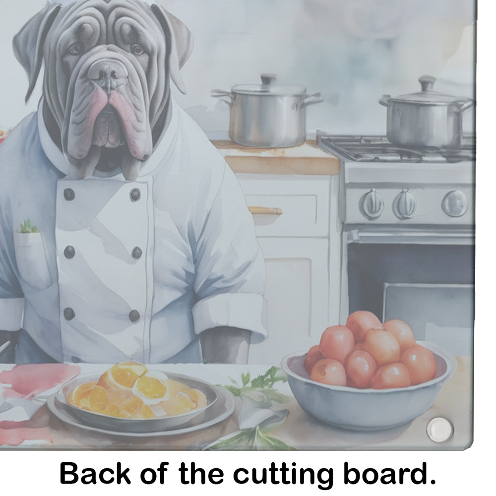 Neapolitan Mastiff The Chef Glass Cutting Board