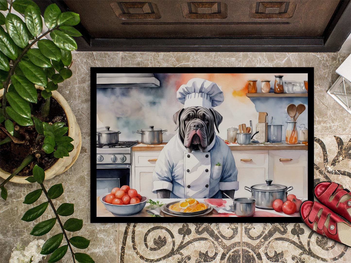 Neapolitan Mastiff The Chef Doormat