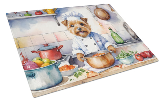 Buy this Norfolk Terrier The Chef Glass Cutting Board