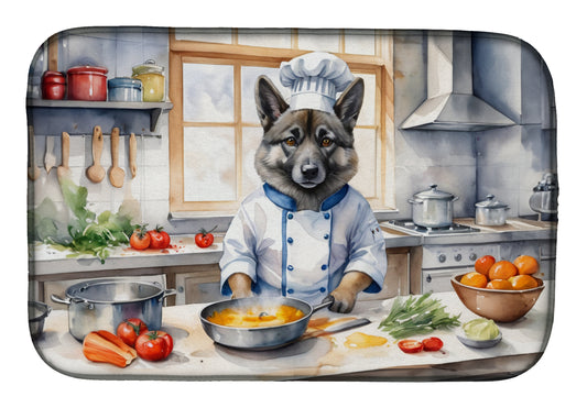 Buy this Norwegian Elkhound The Chef Dish Drying Mat