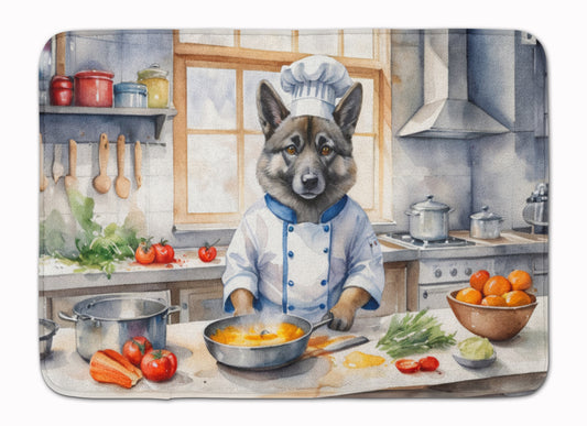 Buy this Norwegian Elkhound The Chef Memory Foam Kitchen Mat