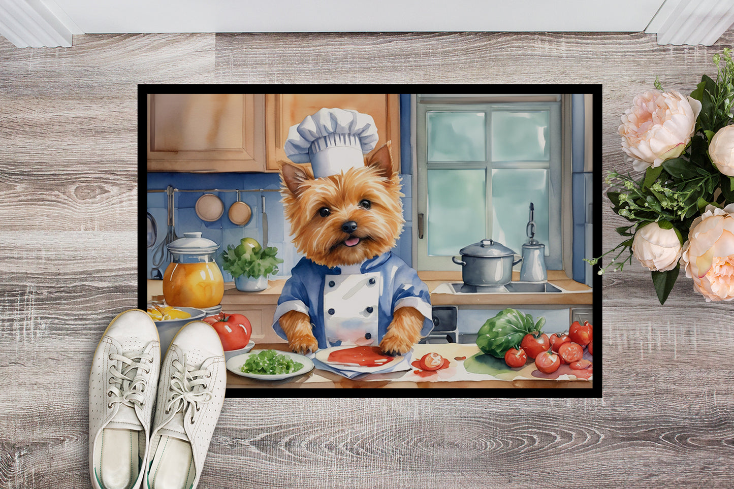 Norwich Terrier The Chef Doormat