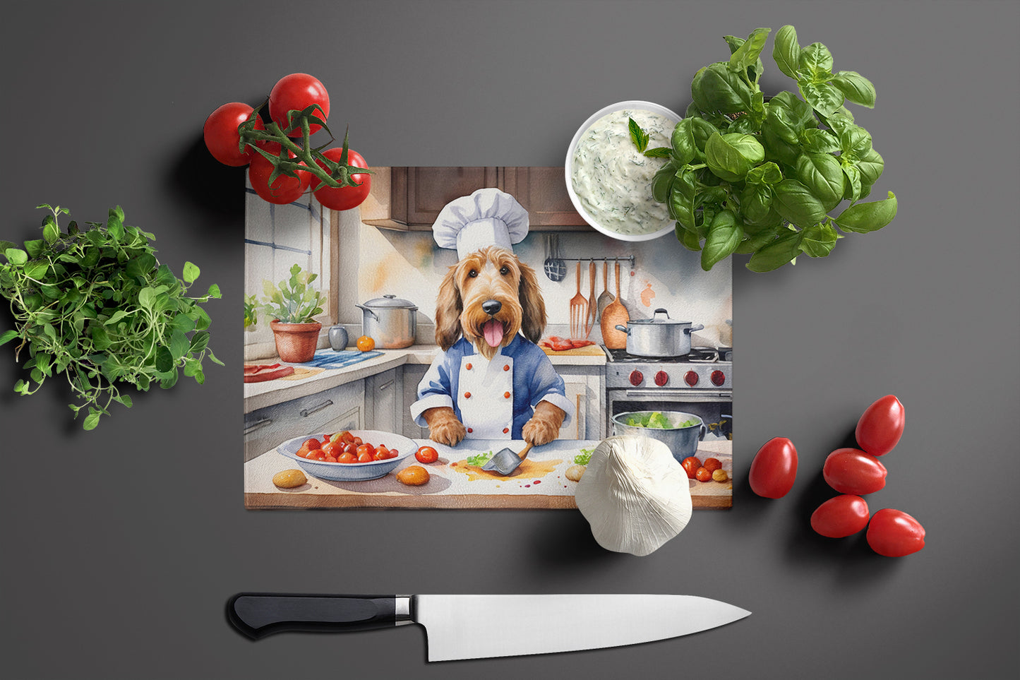 Otterhound The Chef Glass Cutting Board