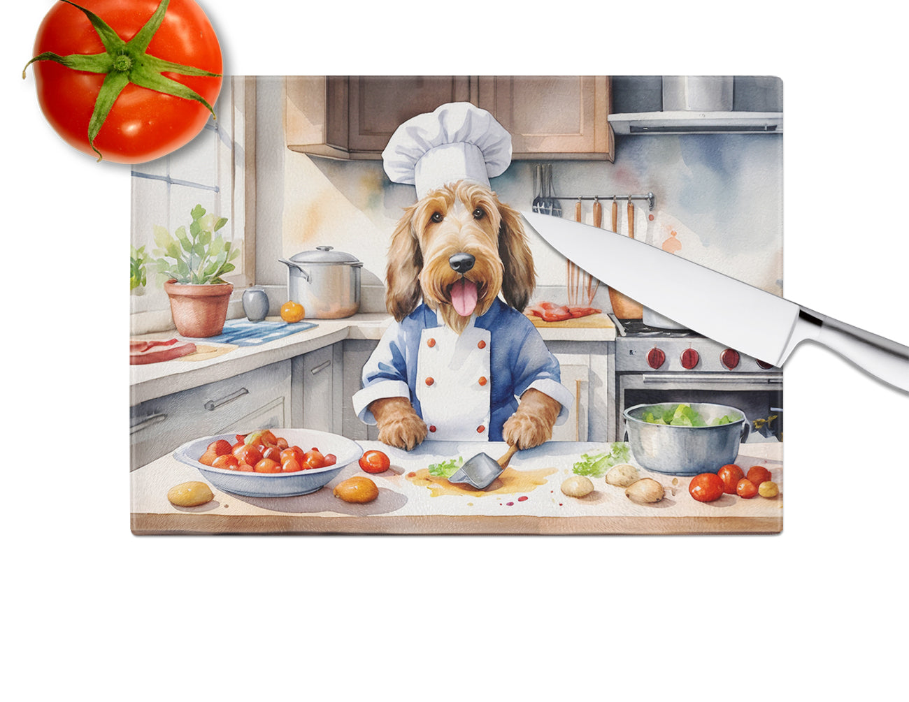 Otterhound The Chef Glass Cutting Board