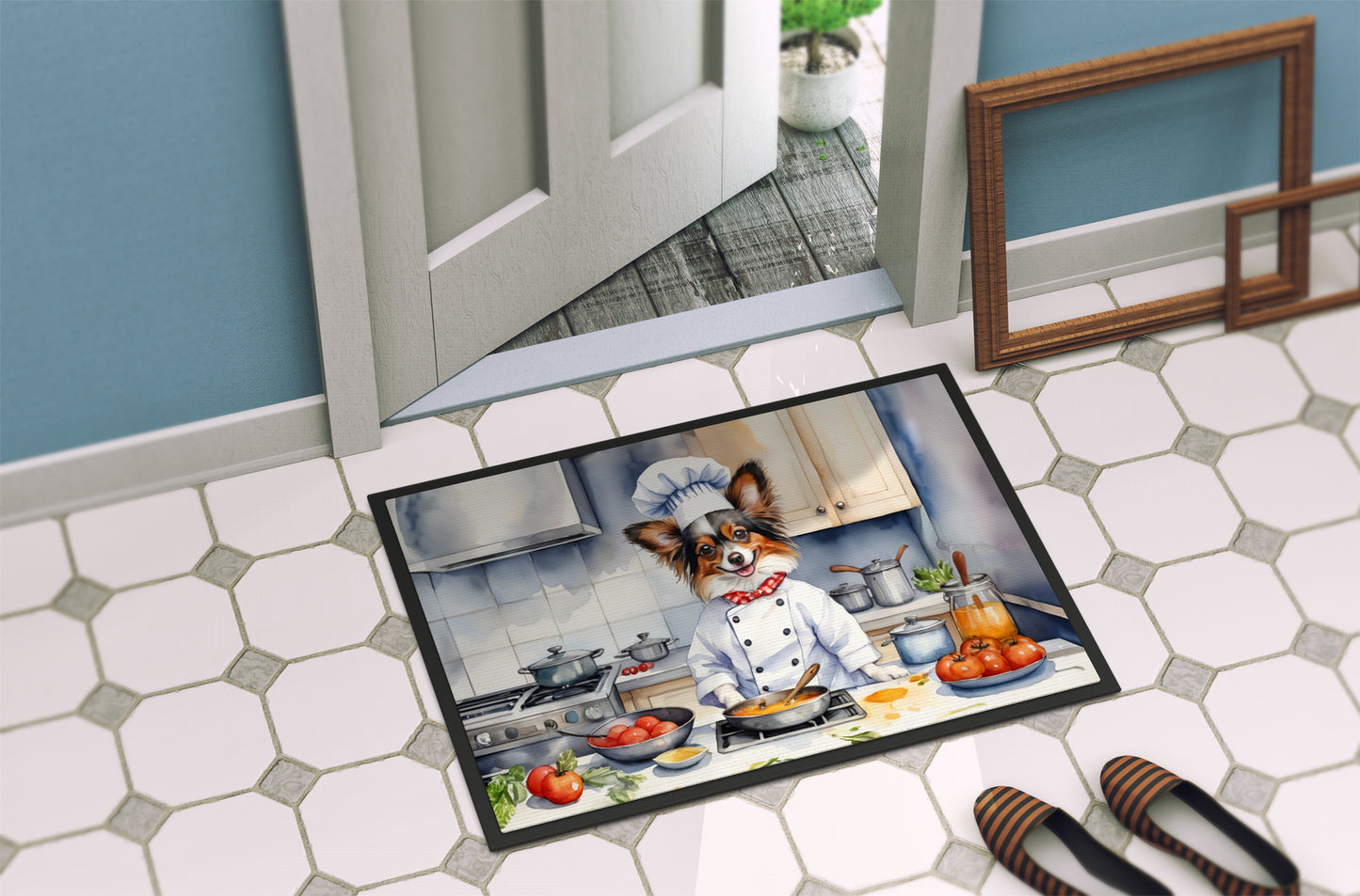 Papillon The Chef Doormat