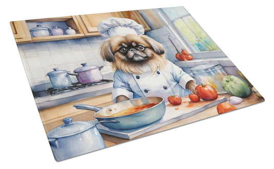 Buy this Pekingese The Chef Glass Cutting Board