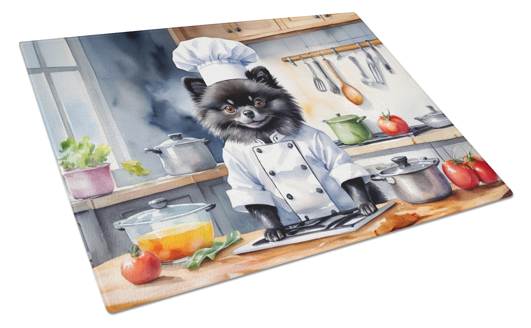 Buy this Pomeranian The Chef Glass Cutting Board