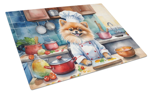 Buy this Pomeranian The Chef Glass Cutting Board