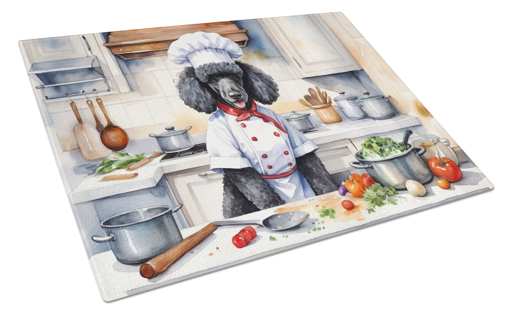 Buy this Black Poodle The Chef Glass Cutting Board