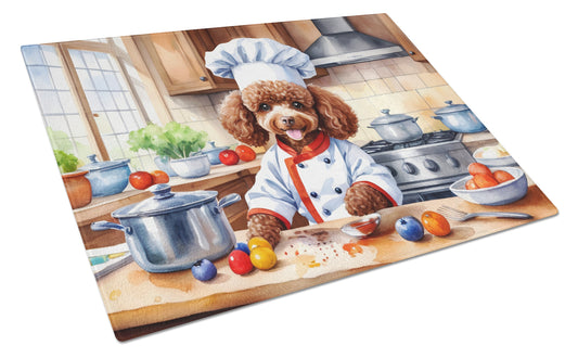 Buy this Chocolate Poodle The Chef Glass Cutting Board