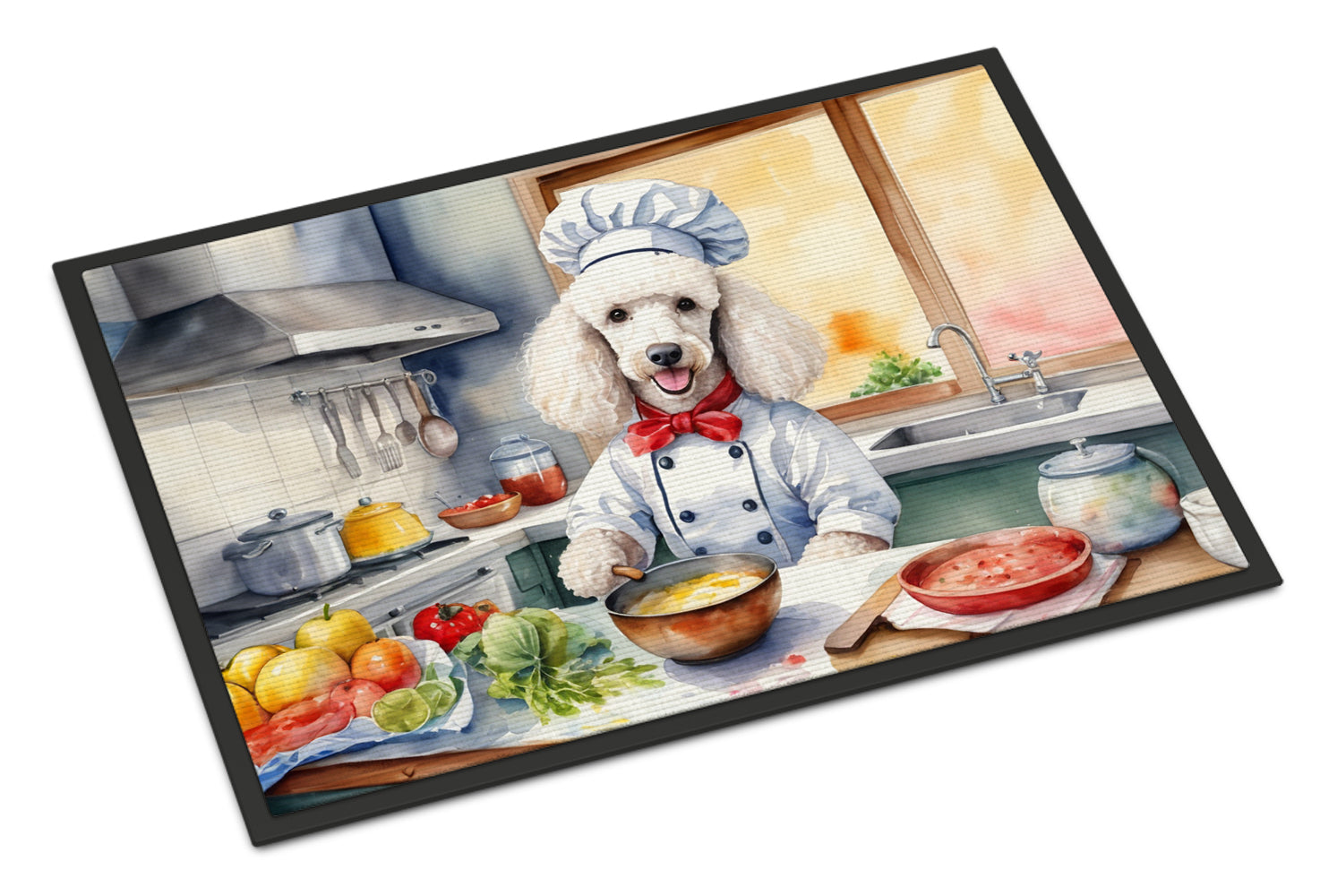 Buy this White Poodle The Chef Doormat