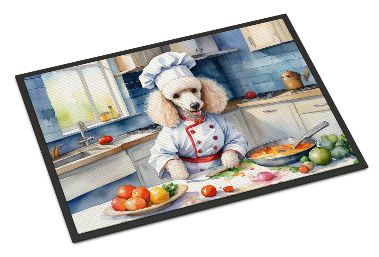 Buy this White Poodle The Chef Doormat