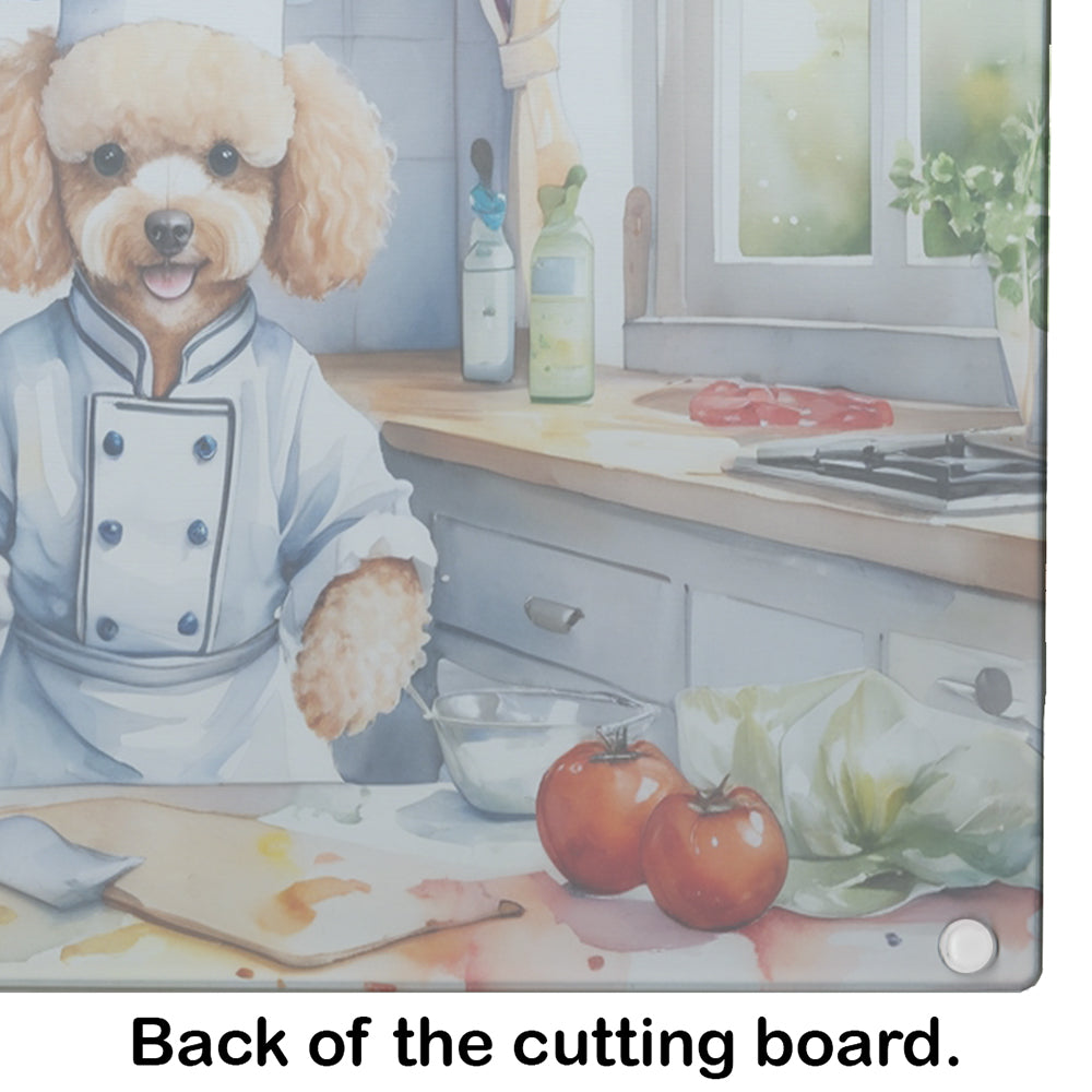 Poodle The Chef Glass Cutting Board