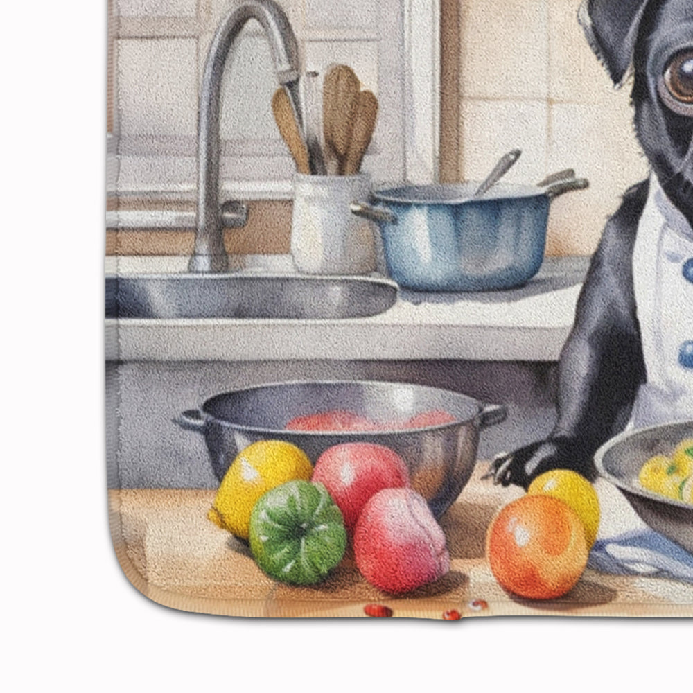 Pug The Chef Memory Foam Kitchen Mat