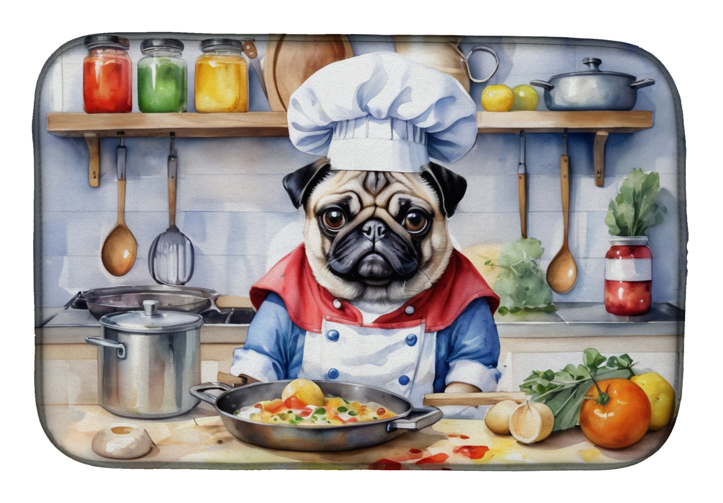 Buy this Pug The Chef Dish Drying Mat