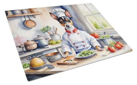 Buy this Rat Terrier The Chef Glass Cutting Board