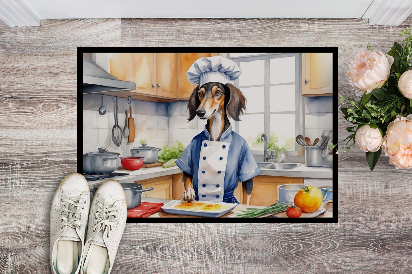 Saluki The Chef Doormat