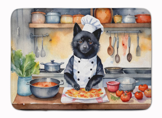 Buy this Schipperke The Chef Memory Foam Kitchen Mat