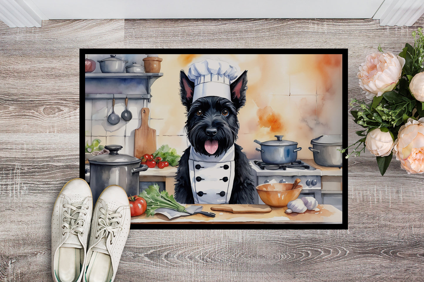 Scottish Terrier The Chef Doormat