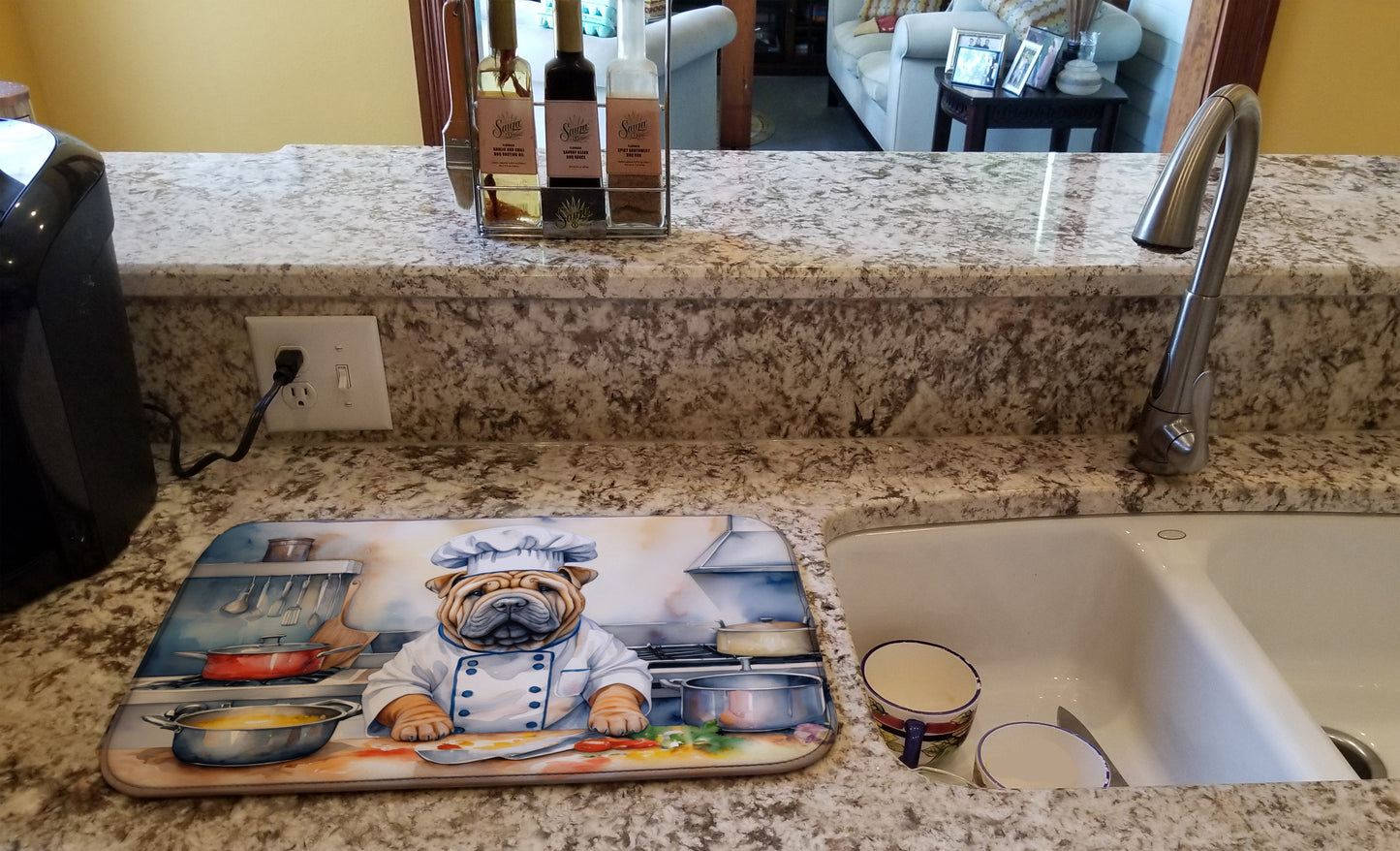 Shar Pei The Chef Dish Drying Mat