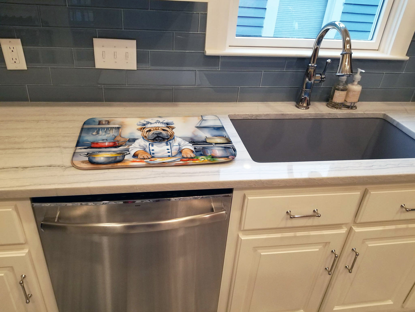 Shar Pei The Chef Dish Drying Mat