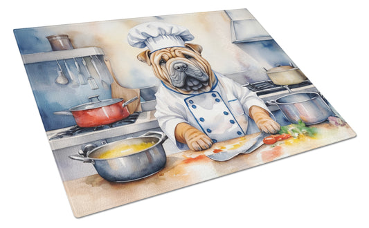 Buy this Shar Pei The Chef Glass Cutting Board