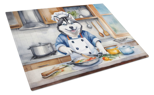 Buy this Siberian Husky The Chef Glass Cutting Board